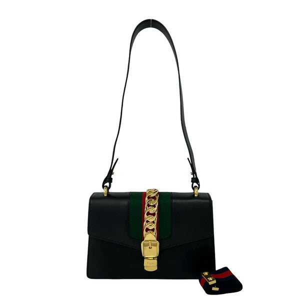 Gucci Sylvie Leather Shoulder Bag