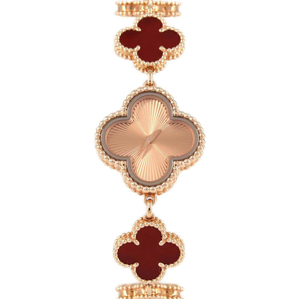 Van Cleef & Arpels Sweet Alhambra Pink Gold Quartz