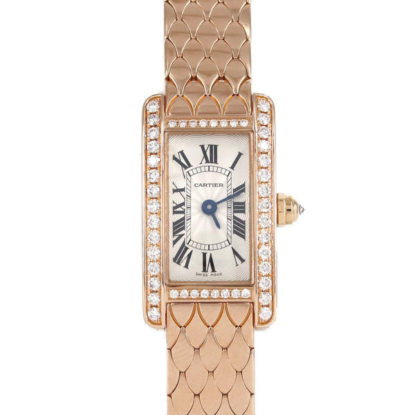 Cartier Mini Tank Americaine Pink Gold Quartz