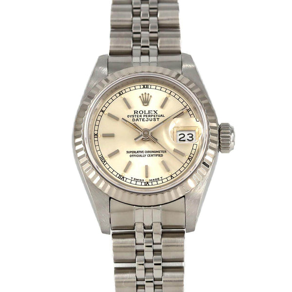 Rolex Datejust Stainless Steel White Gold Automatic