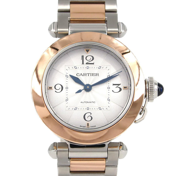 Cartier Pasha De Cartier stainless steel pink gold automatic