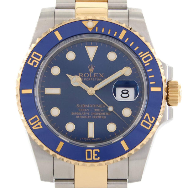 Rolex Submariner Date Stainless Steel Yellow Gold Automatic