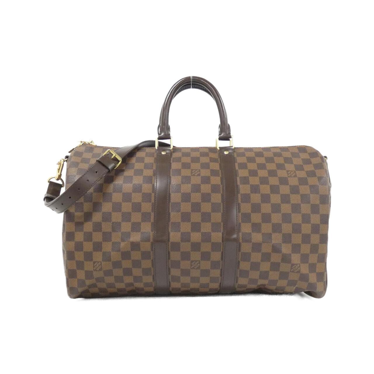 Louis Vuitton Keepall Bandouliere Damier Boston Bag