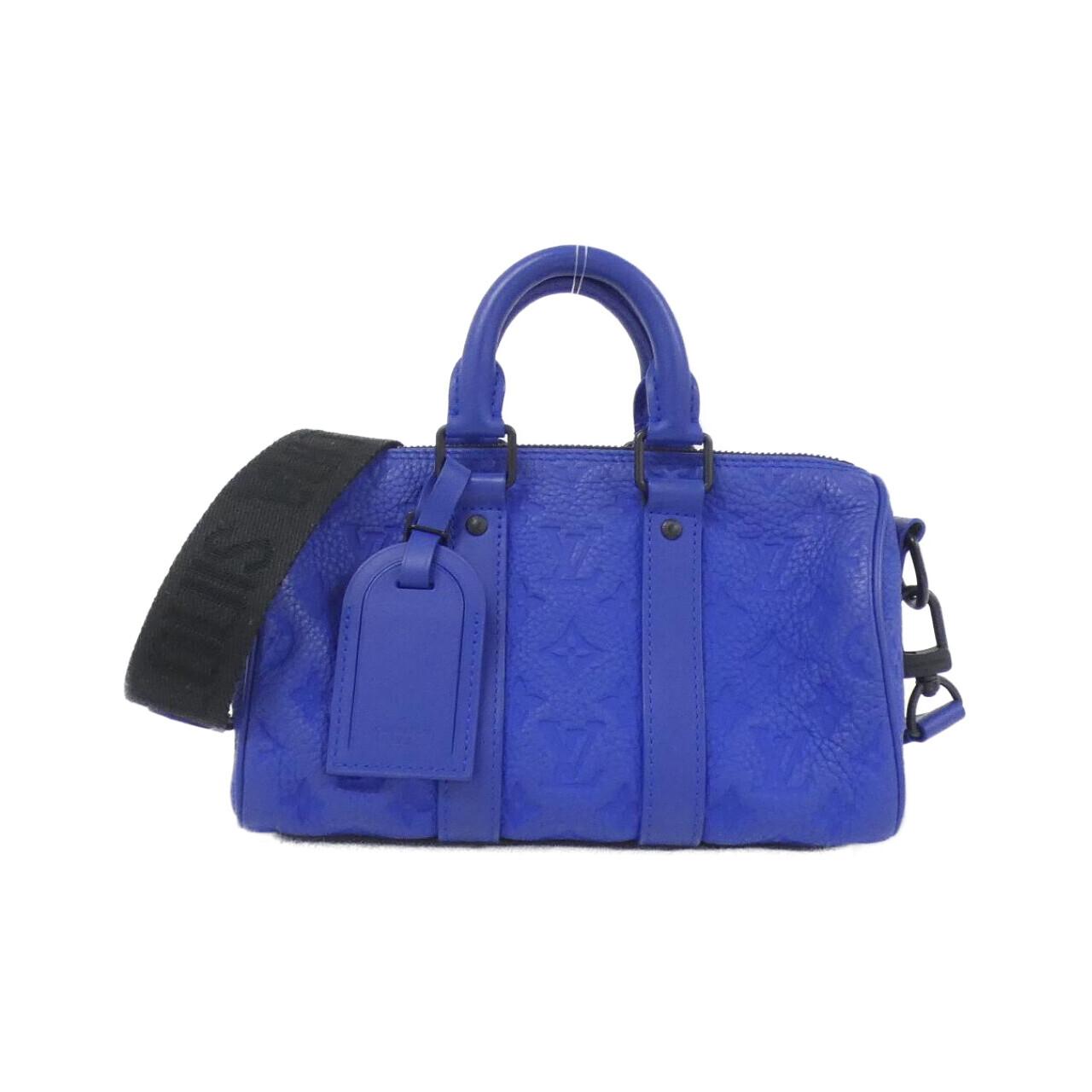 Louis Vuitton Keepall Bandouliere Leather Boston Bag