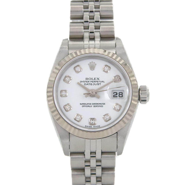 Rolex Datejust Stainless Steel White Gold Automatic