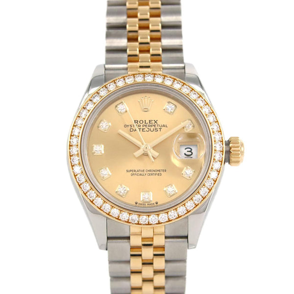 Rolex Datejust Stainless Steel Yellow Gold Watch