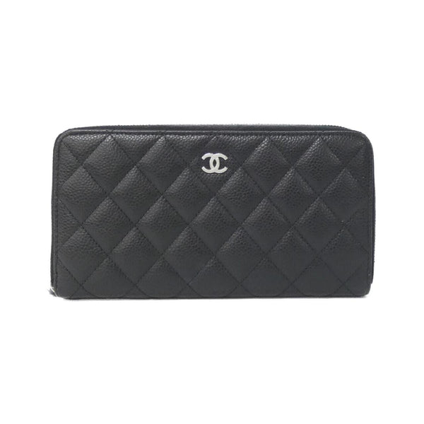 Chanel Timeless Classic Line Grained Calfskin Long Wallet