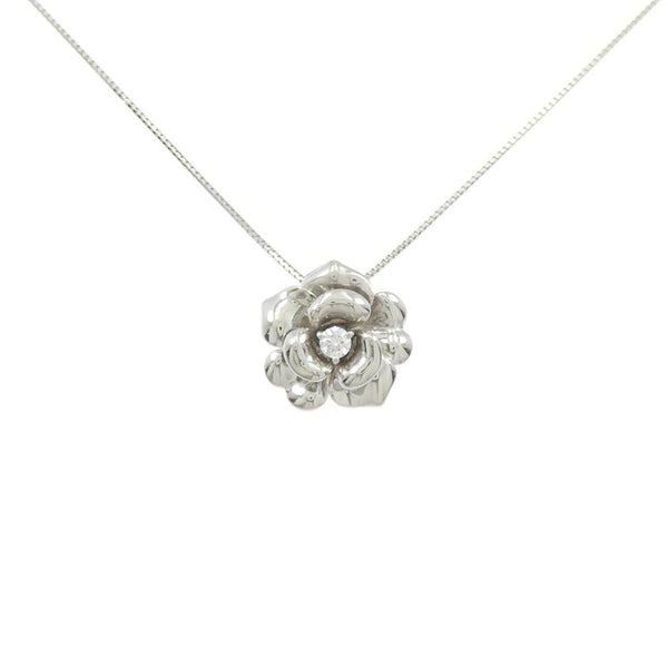 GSTV Flower Diamond Necklace Pt999 Pt850 008CT