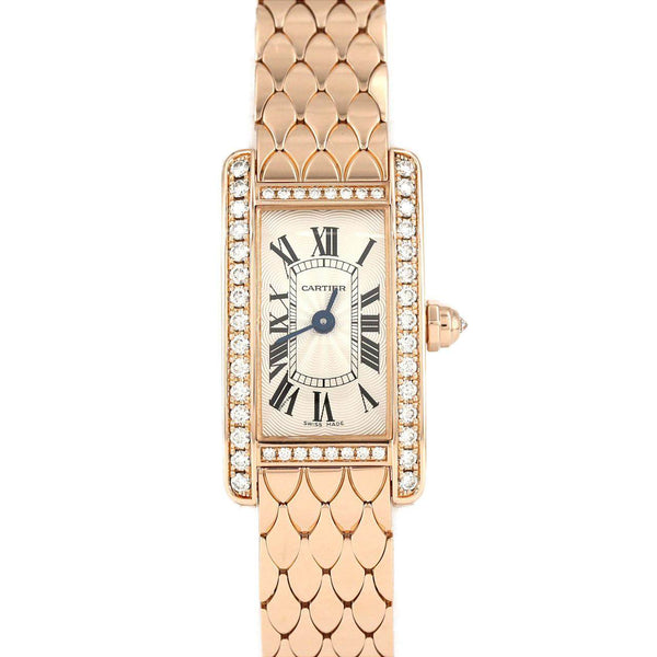 Cartier Mini Tank American Pink Gold Quartz