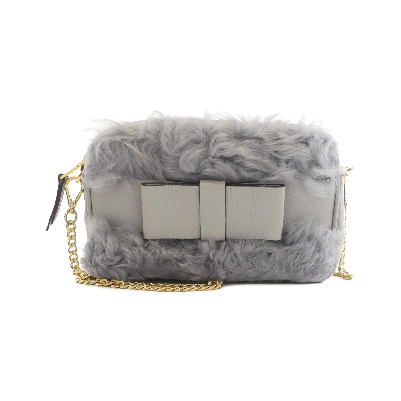 Miu Miu 5BH082 Montone Fiocco Shoulder Bag
