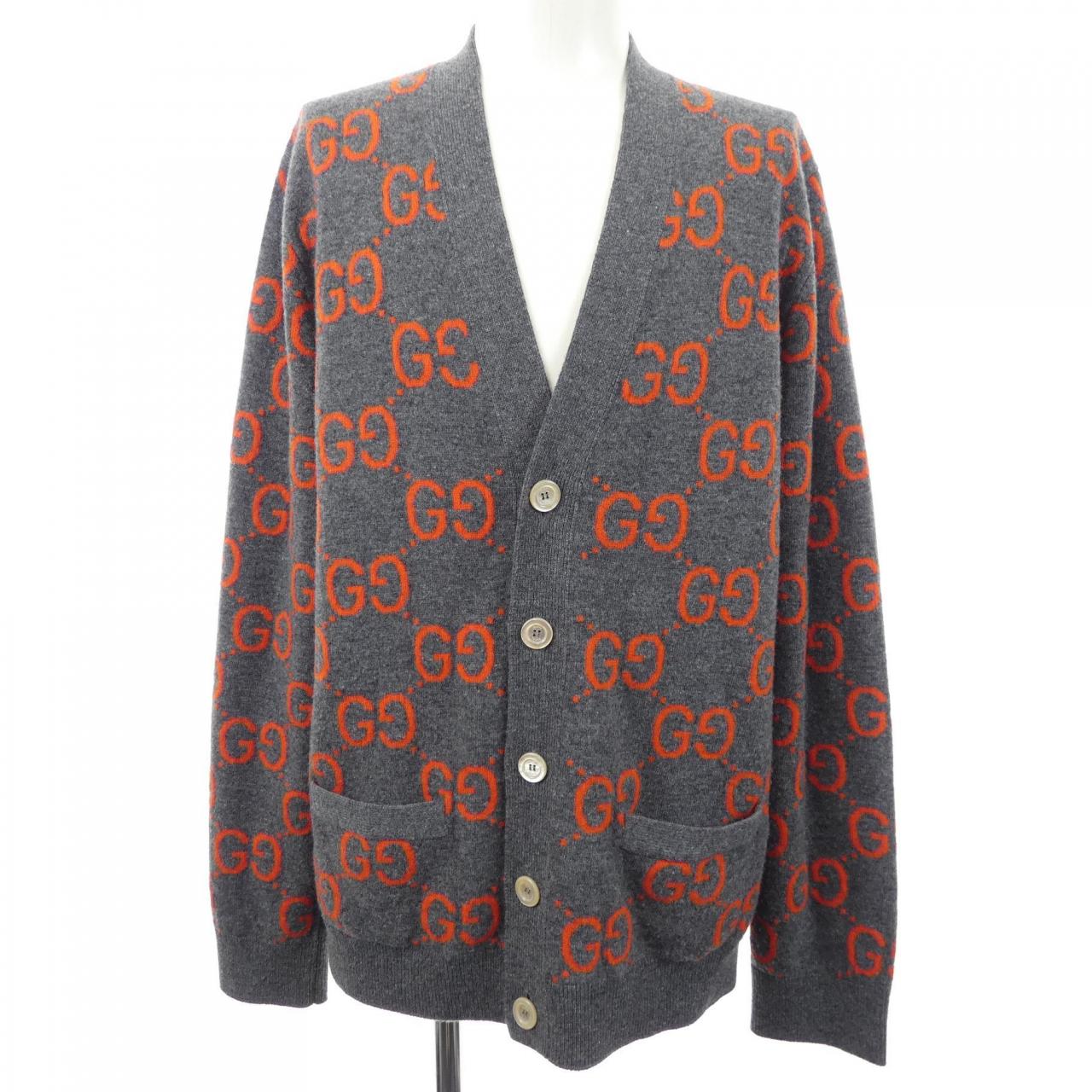 Gucci GG Wool Jacquard Cardigan