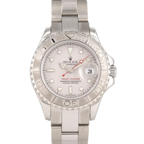 Rolex Yacht Master Rolesium Stainless Steel Platinum Watch