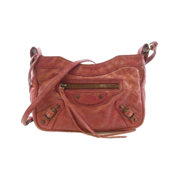 Balenciaga The Hip Lambskin Shoulder Bag