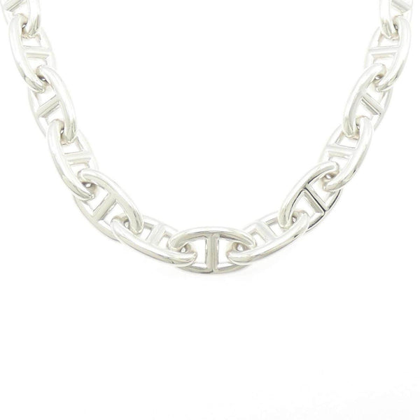 Hermes Chaine dAncre GM 925 Silver Necklace