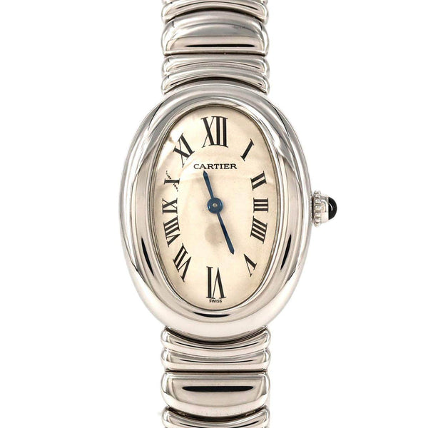 Cartier Baignoire White Gold Quartz
