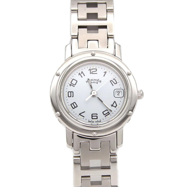 Hermes Clipper Stainless Steel Ladies