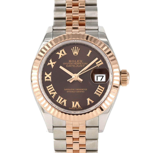 Rolex Datejust Stainless Steel Pink Gold Automatic