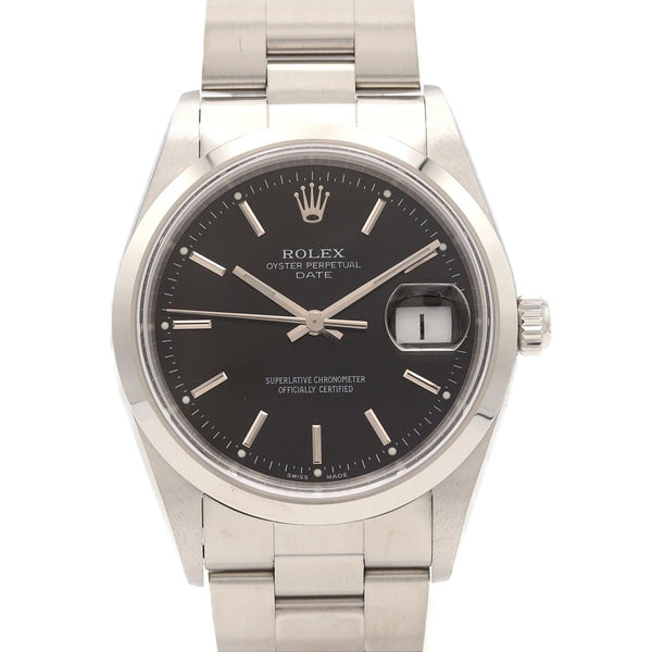 Rolex Oyster Perpetual Date Stainless Steel Watch