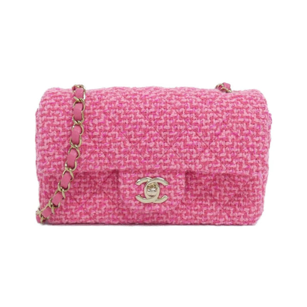 Chanel Wool Tweed Shoulder Bag