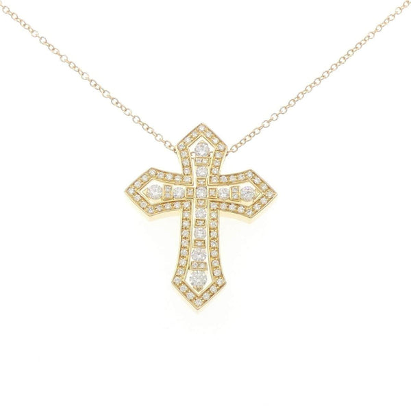 Damiani Belle Epoque Crown 750 Yellow Gold Diamond Necklace