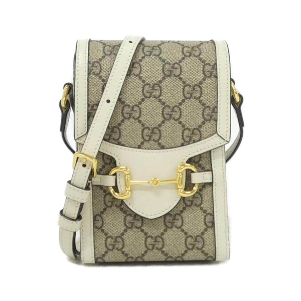 Gucci Horsebit 1955 GG Supreme Canvas Shoulder Bag