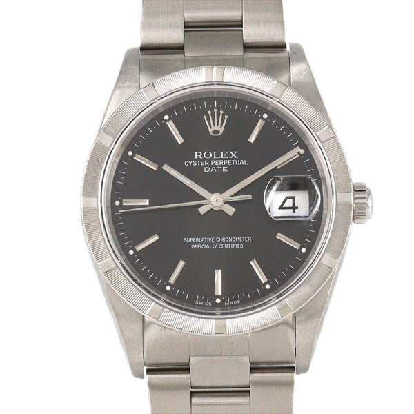 Rolex Oyster Perpetual Date Stainless Steel Watch