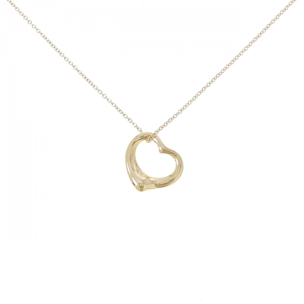 Tiffany Open Heart Au750 Necklace