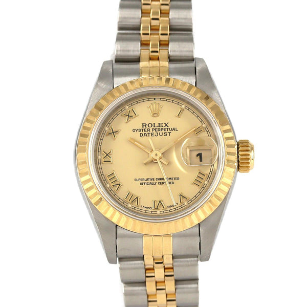 Rolex Datejust Stainless Steel Yellow Gold Automatic