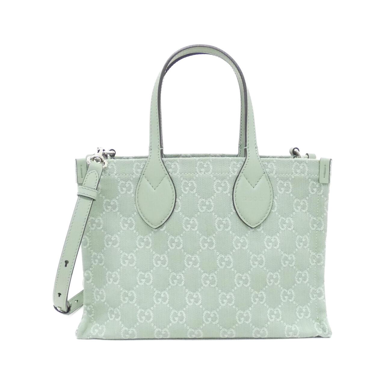 Gucci Ophidia GG Denim Shoulder Bag