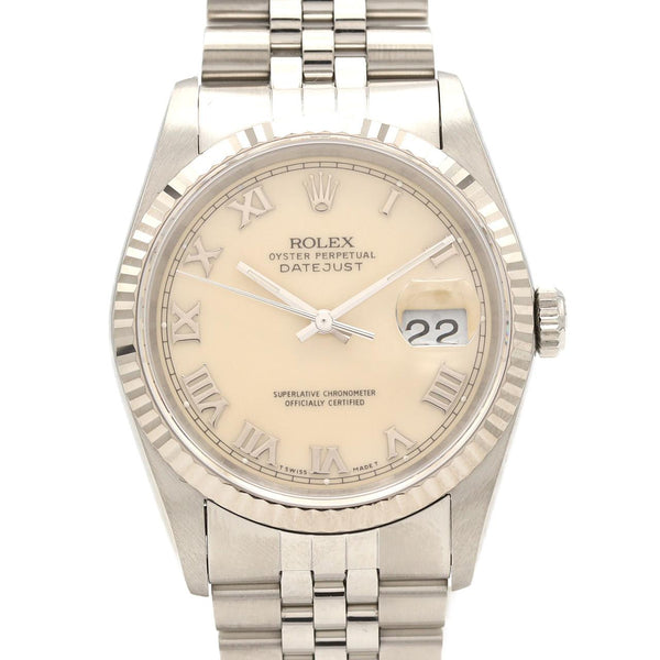 Rolex Datejust Stainless Steel White Gold
