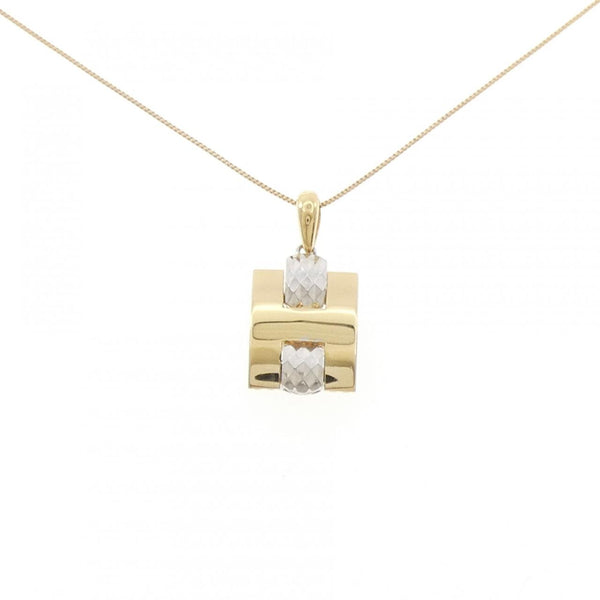 Au750 Two Tone Necklace