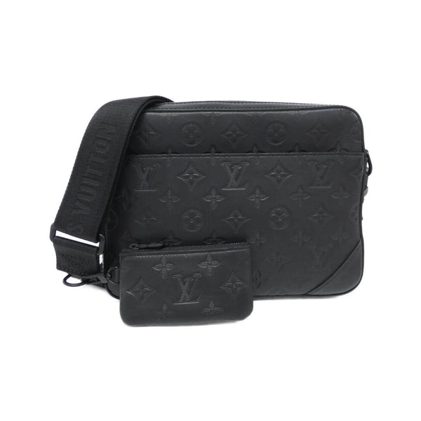 Louis Vuitton Duo Messenger Monogram Shadow Calf Shoulder Bag