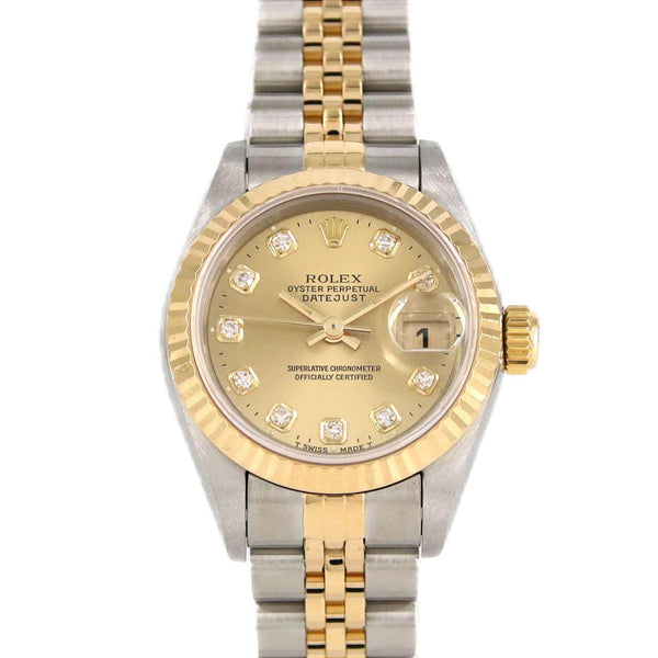 Rolex Datejust Stainless Steel Yellow Gold Watch