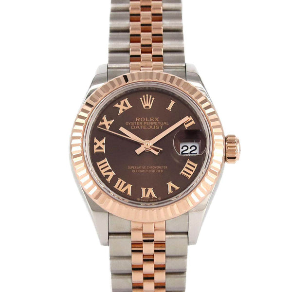 Rolex Datejust Stainless Steel Pink Gold Automatic