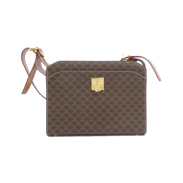 Celine Coated Canvas Shoulder Bag