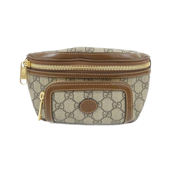 Gucci GG Supreme Canvas Leather Waist Bag