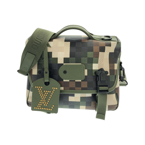 Louis Vuitton Damouflage LV Trail Coated Canvas Shoulder Bag
