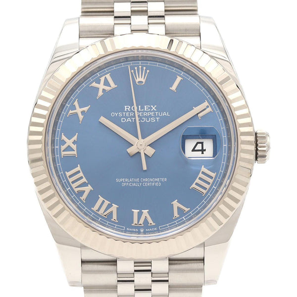 Rolex Datejust Stainless Steel White Gold Automatic