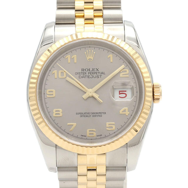 Rolex Datejust Stainless Steel Yellow Gold Automatic