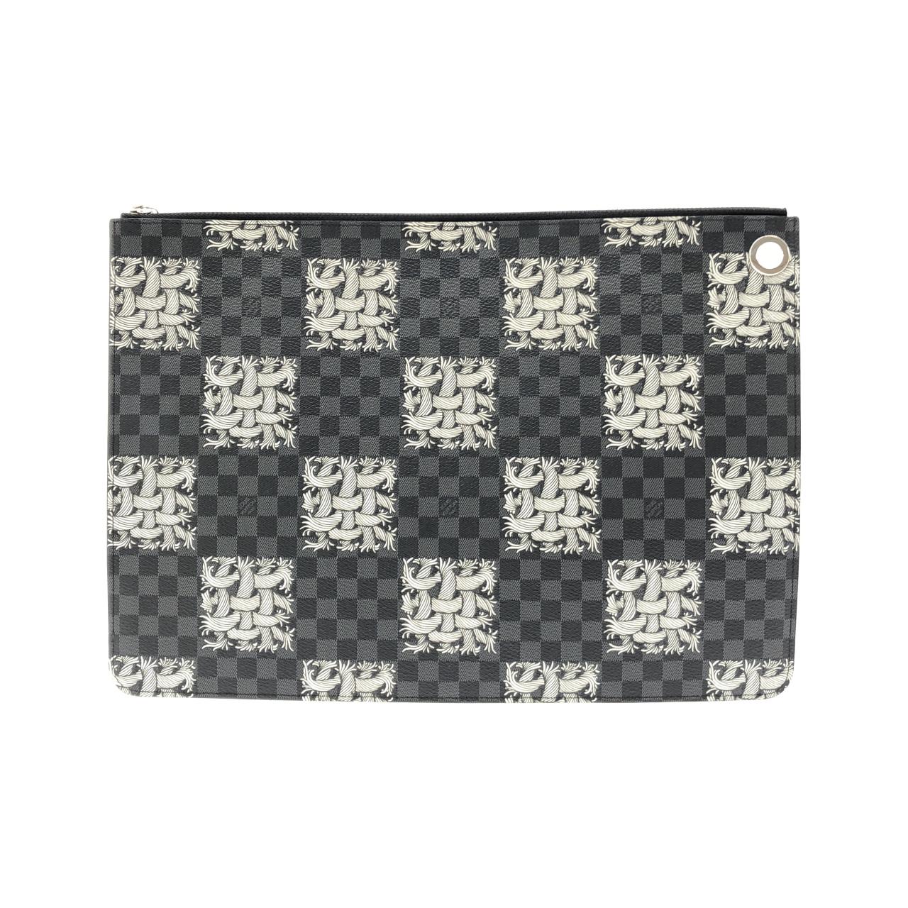 Louis Vuitton Pochette Jour GM Damier Graphite Pouch
