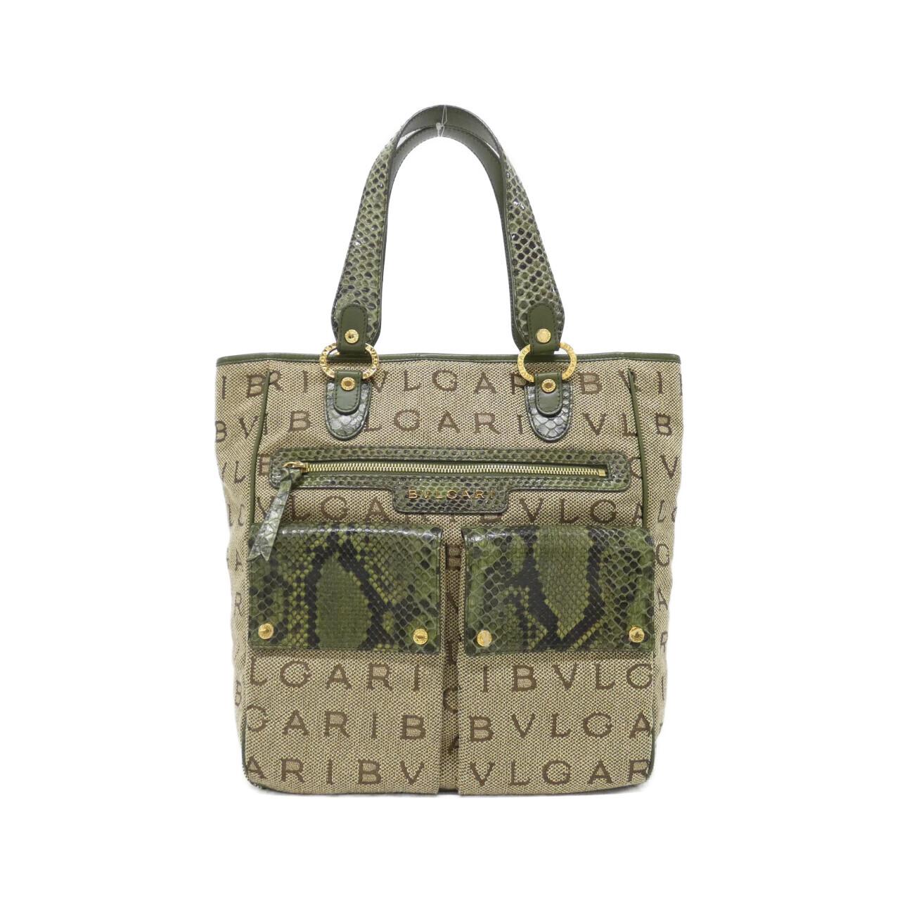 Bvlgari Canvas Snake Bag