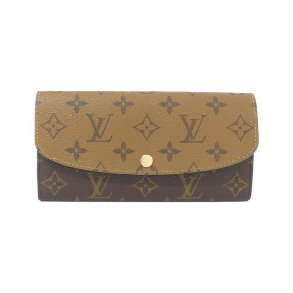 Louis Vuitton Portefeuille Emilie Monogram Reverse Long Wallet