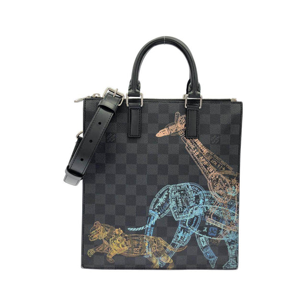 Louis Vuitton Sac Plat Messenger Damier Graphite Shoulder Bag