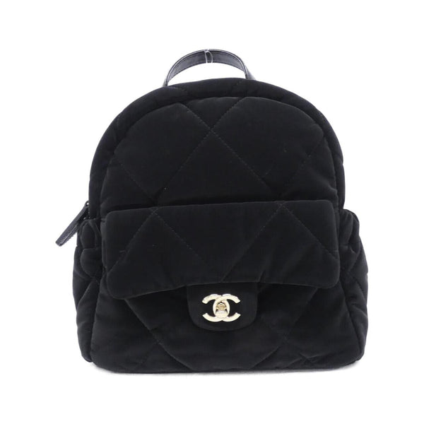 Chanel Velvet Effect Nylon Backpack