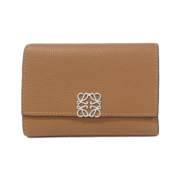 Loewe Anagram Small Vertical Wallet Calf Wallet