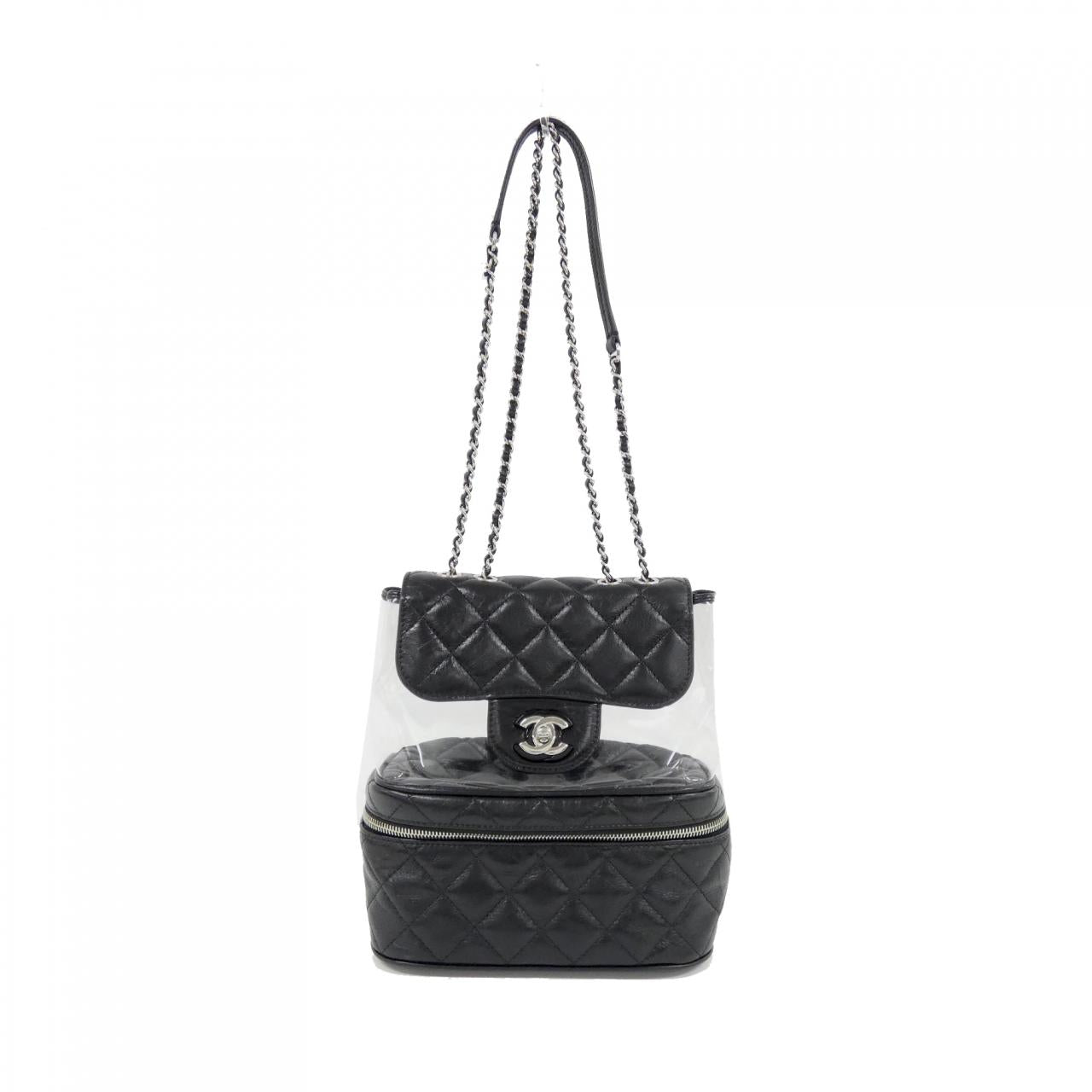 Chanel Calfskin PVC Shoulder Bag