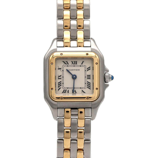 Cartier Panthere SM stainless steel yellow gold quartz