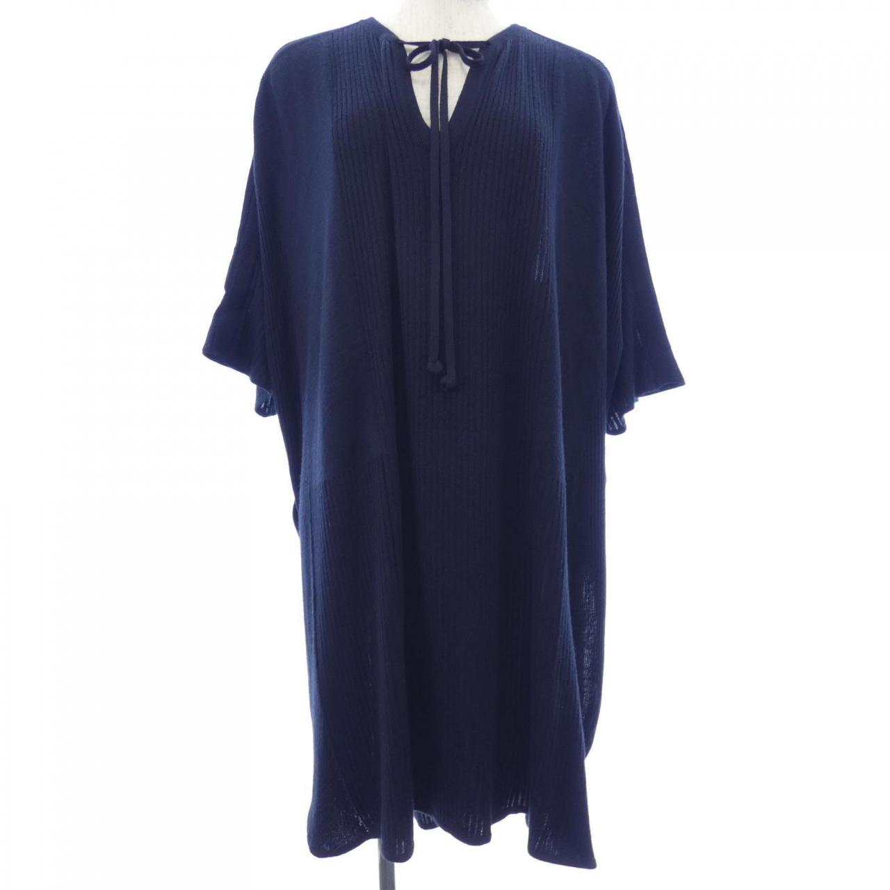 Hermes Silk Cashmere Knit Dress34