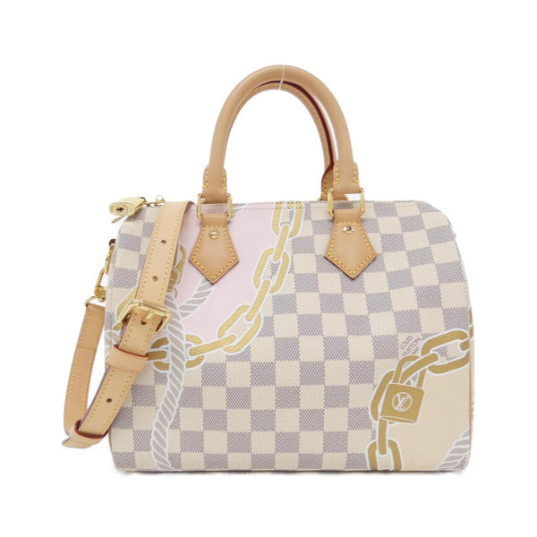 Louis Vuitton Speedy Bandouliere Damier Azur Boston Bag