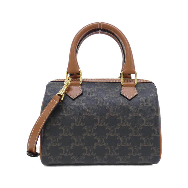 Celine Triomphe Canvas Boston Bag